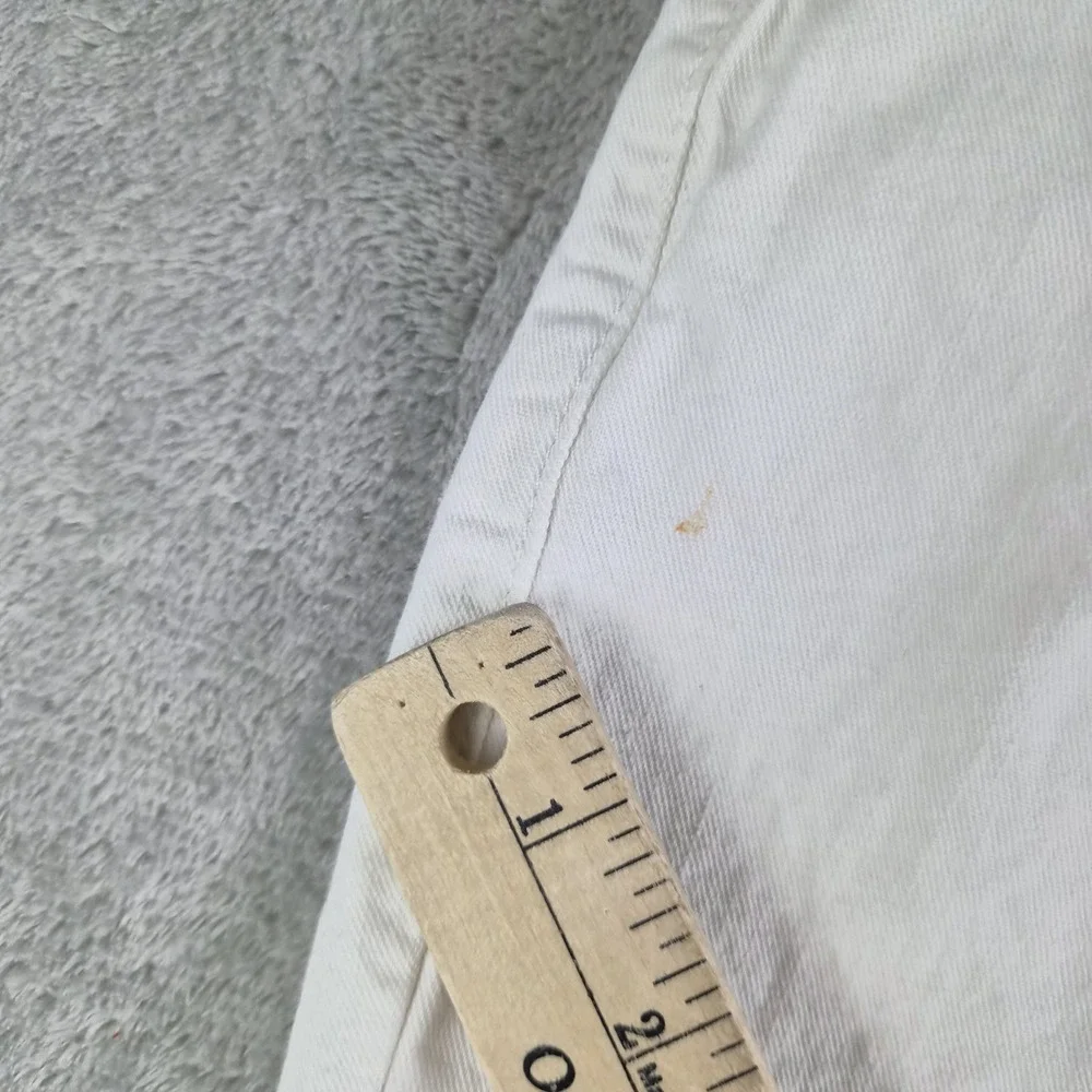 Armani Collezioni Jeans White Denim Slim Fit Stretch Straight Leg  J15 Luxury